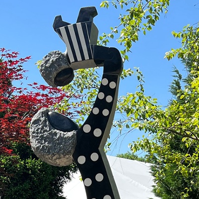 Dominic Benhura Sculpture at Krohn