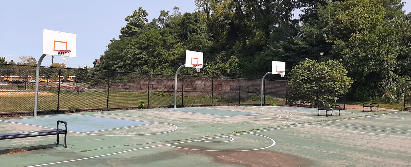 Cincinnati Recreations Commission Basketball Courts at Owl's Nest Park
