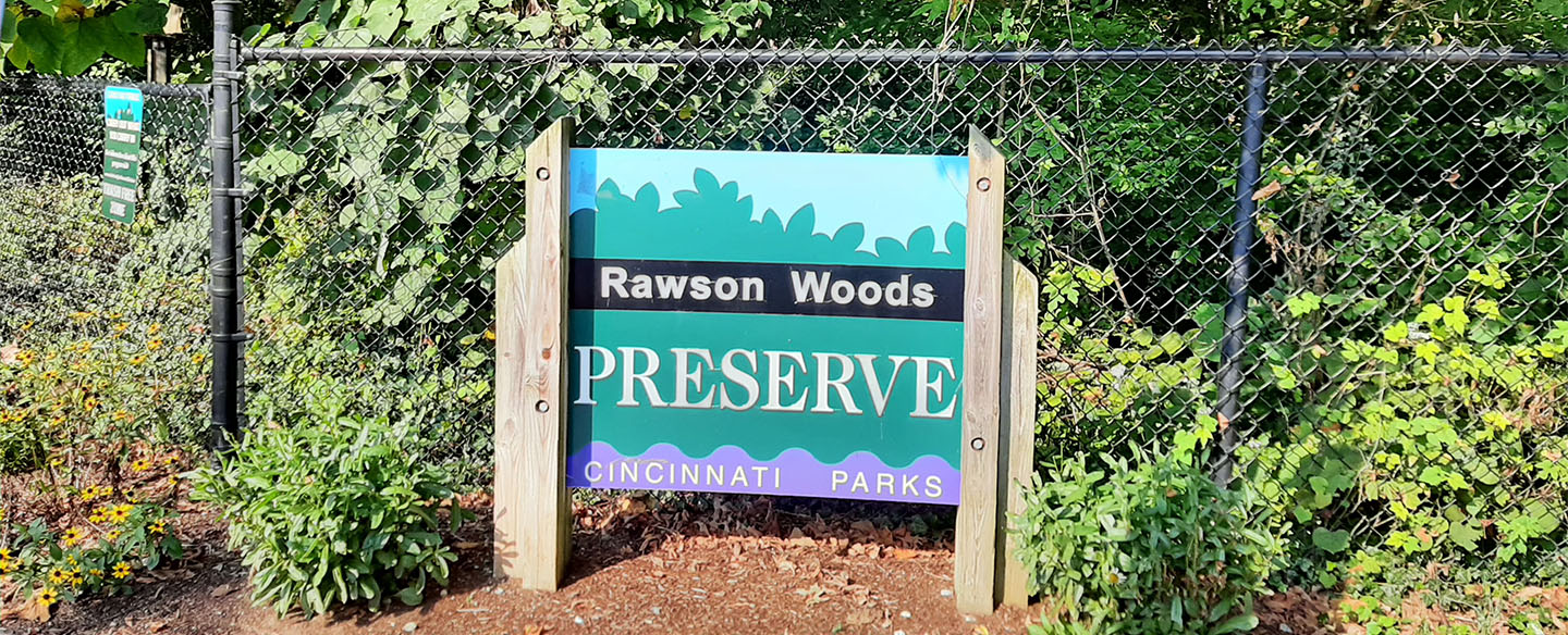 Rawson Woods Sign