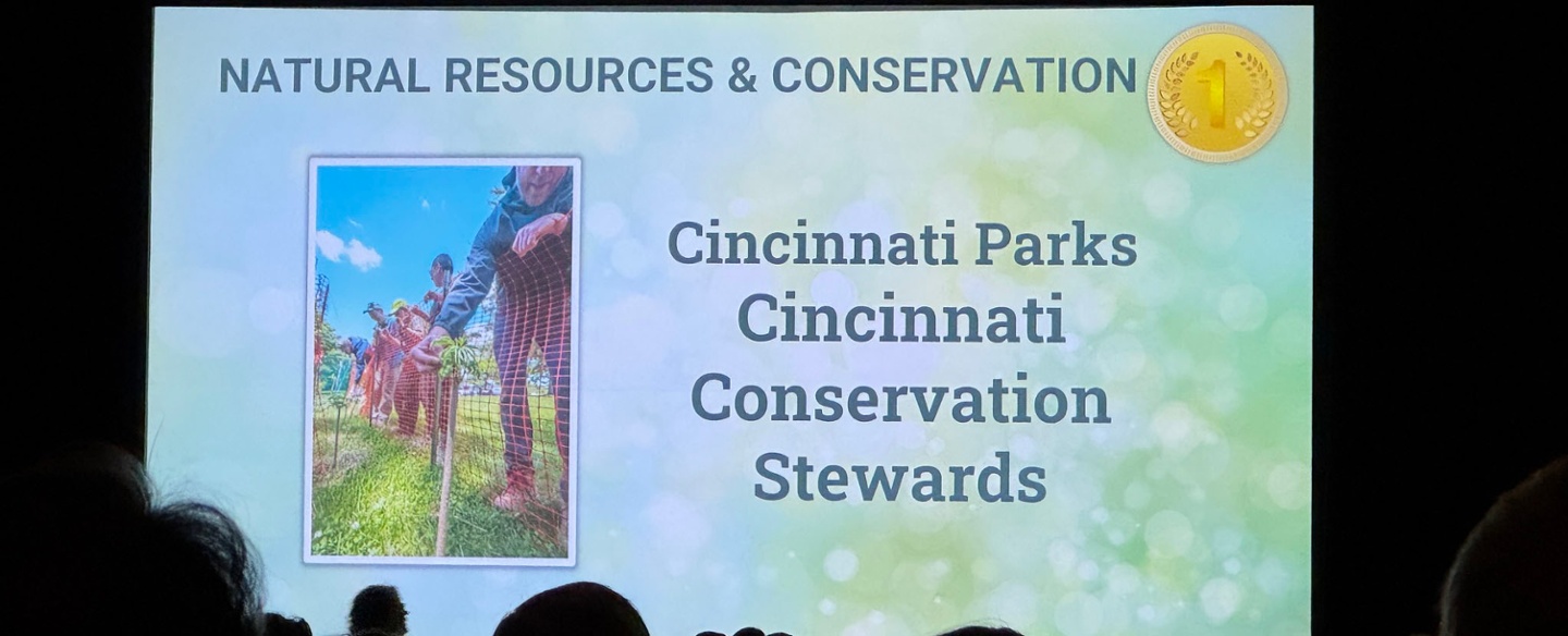 Cincinnati Conservation Stewards Award at OPRA