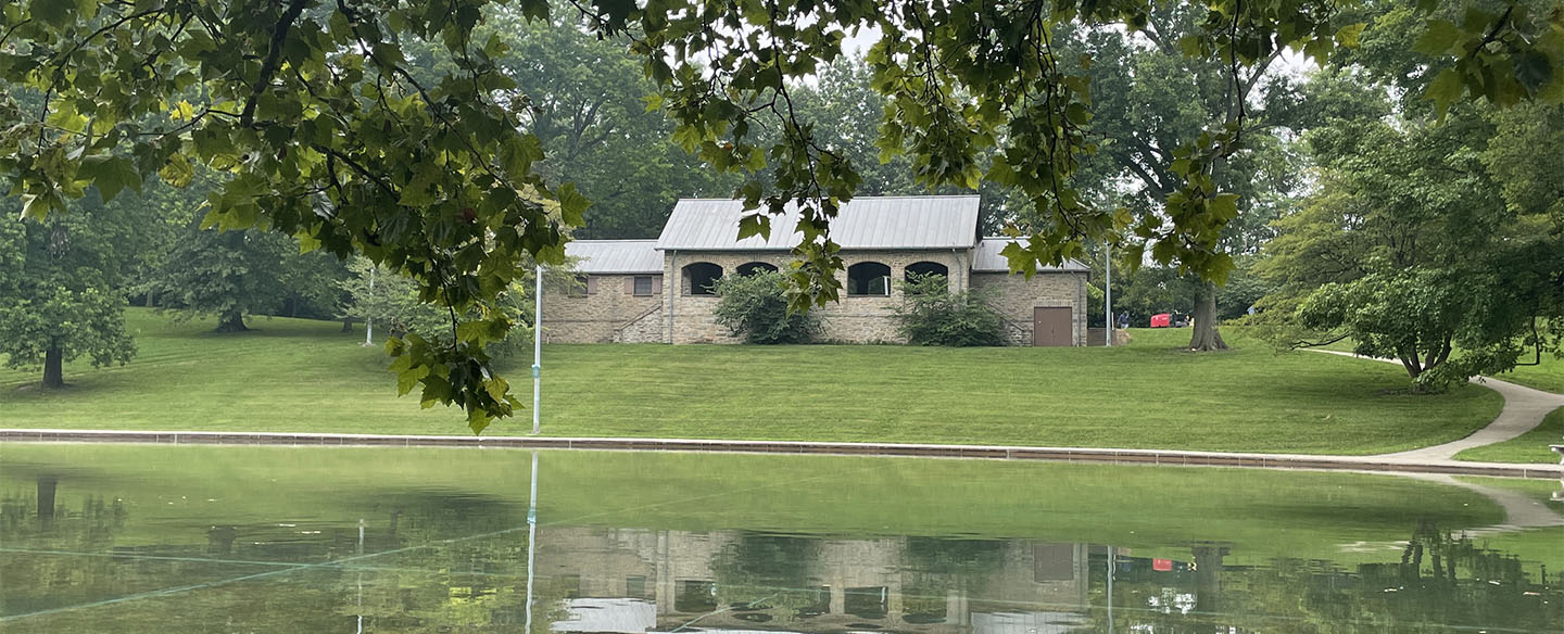 Pond and Reservable Picnic Shelter at Rapid Run Park