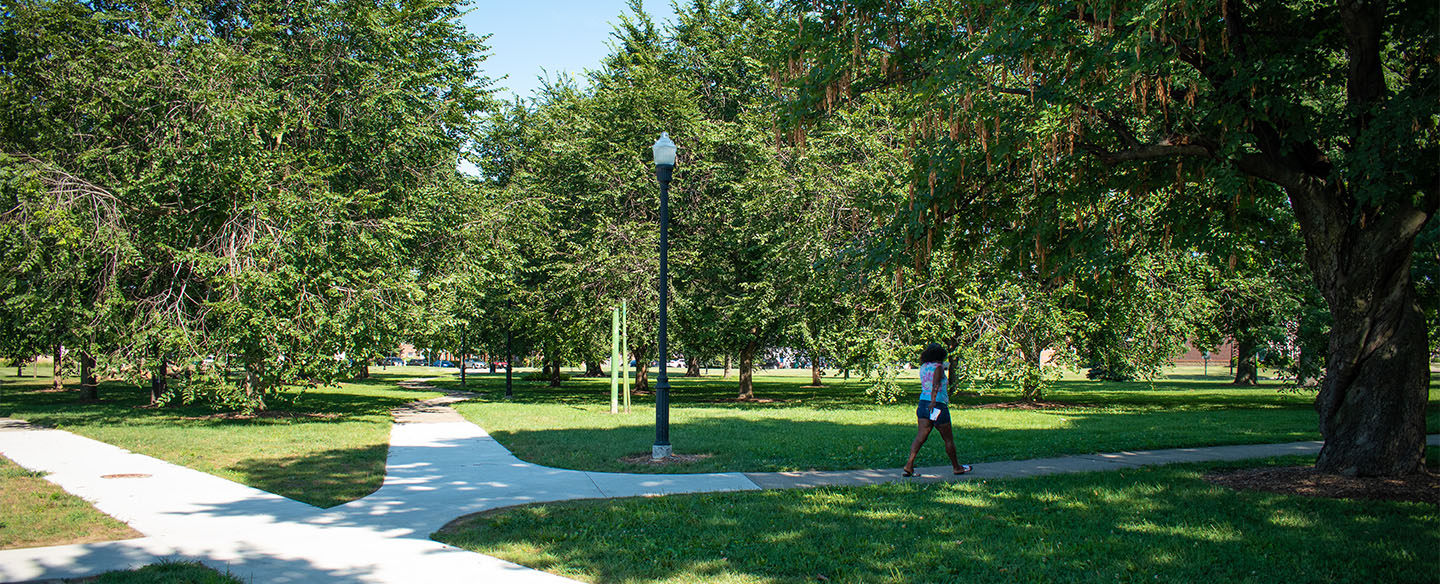 Walking Paths At Ezzard Charles Park