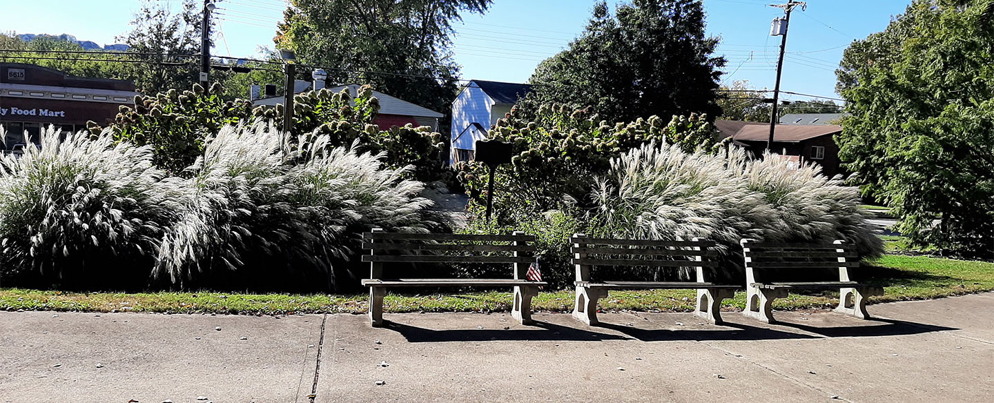 Sayler Park Benches and Paved Walkway