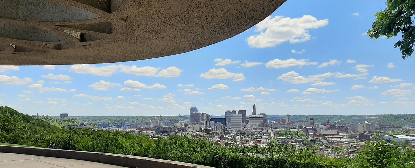 Overlook Of City From Bellevue Park Pavilion