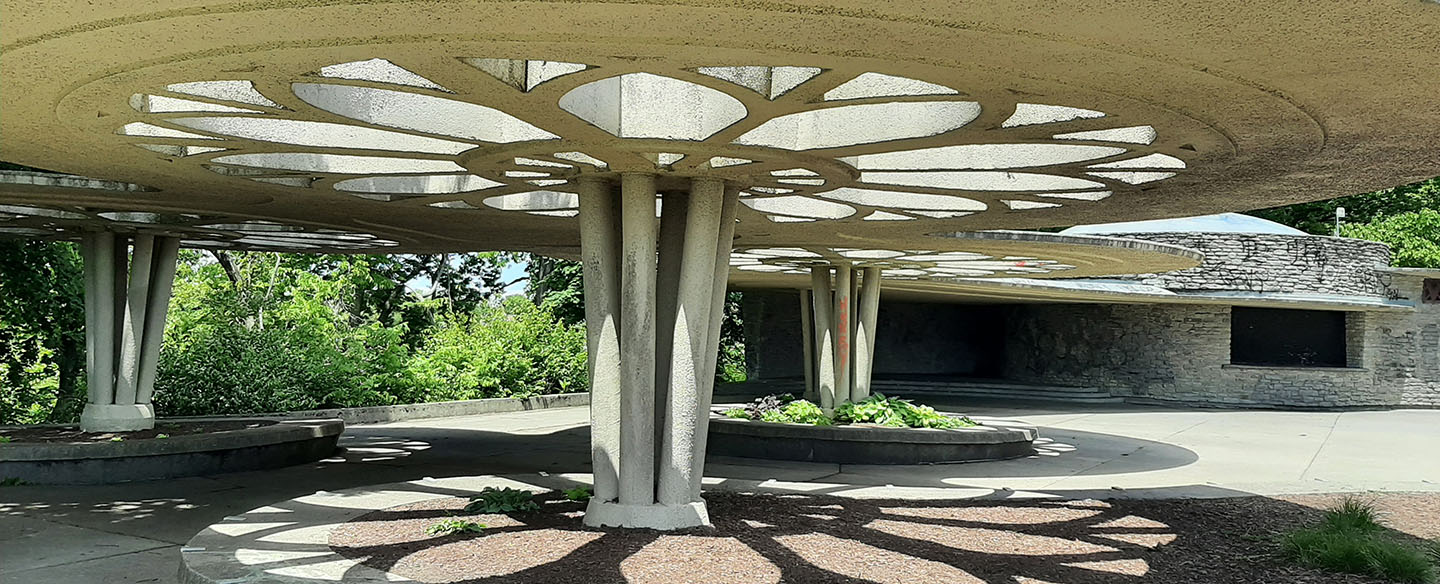 Interior Of Pavilion At Bellevue Park