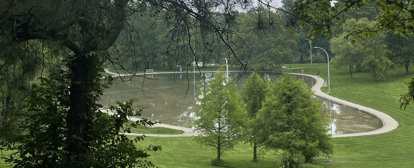 South Facing View of Pond at Rapid Run Park