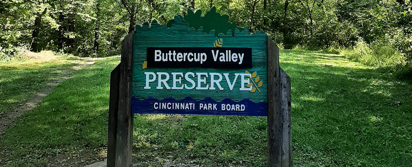 Entry Sign At Buttercup Valley Preserve