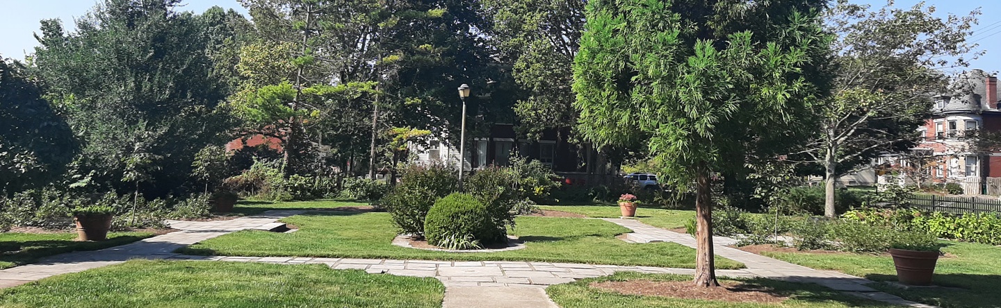 Garden Sitting Area at Jergens Park