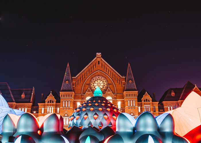 Blink Displays at Music Hall and Washington Parks