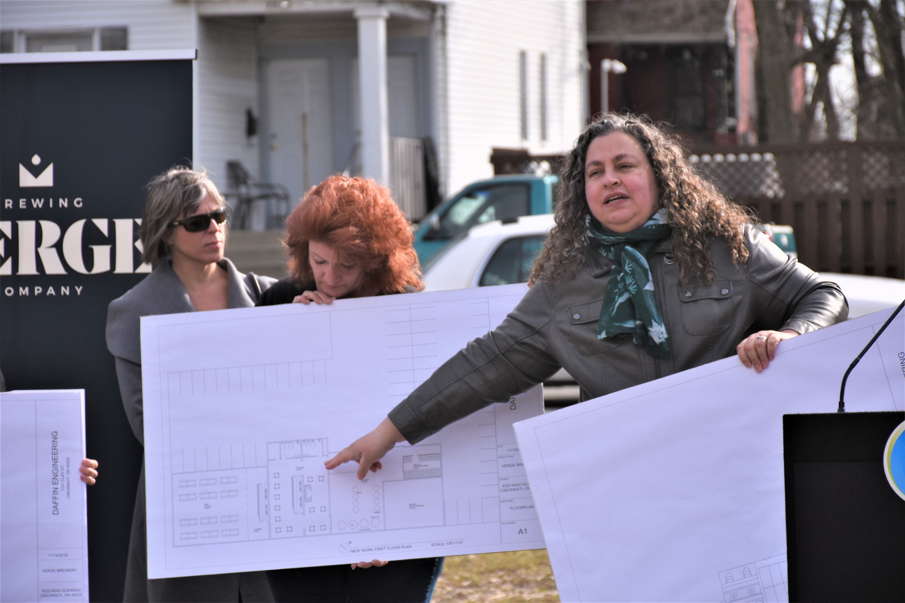 Plans for proposed development on Glenway Avenue