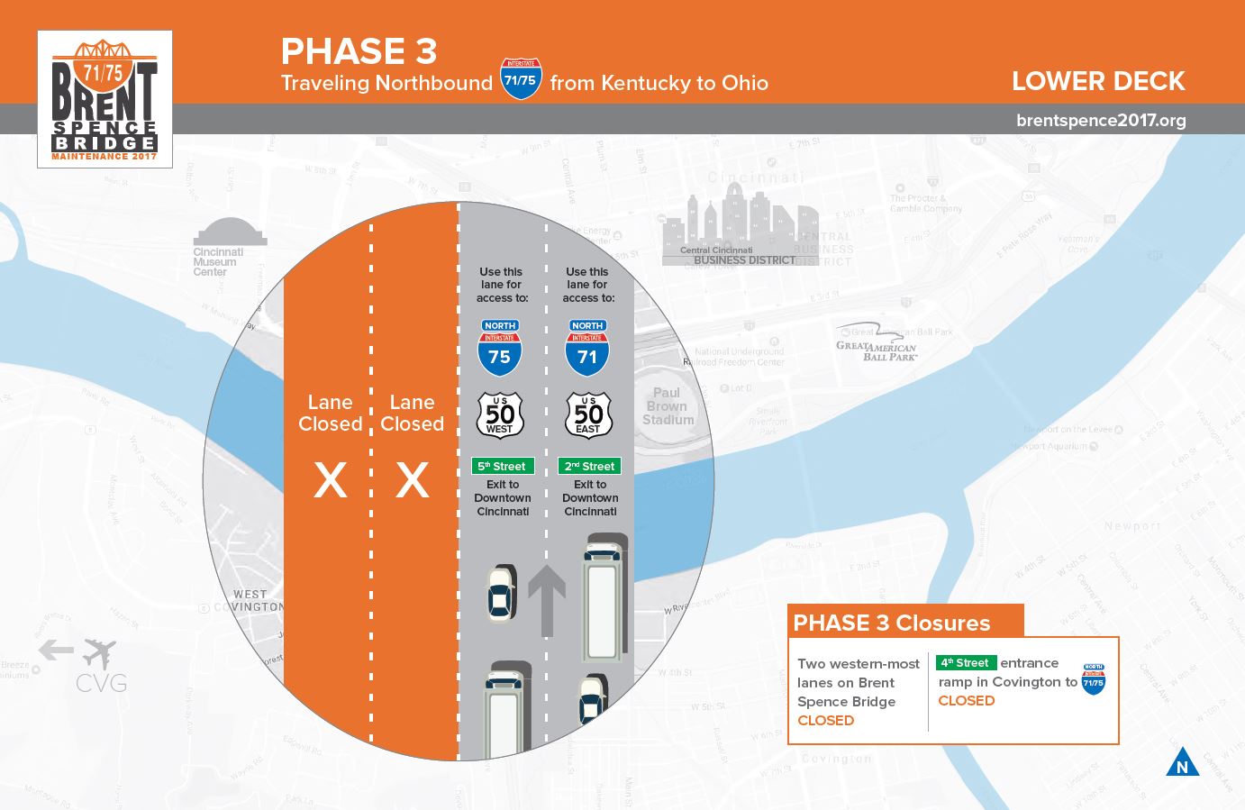 Northbound Phase 3 Map