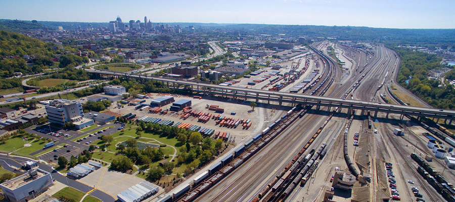 Western Hills Viaduct Aerial