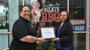 Sweets & Meats BBQ Named April 2025 Business Enterprise of the Month