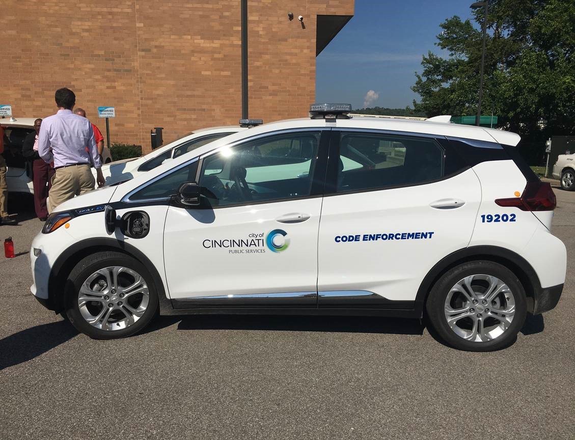 One of City's First Electric Vehicles