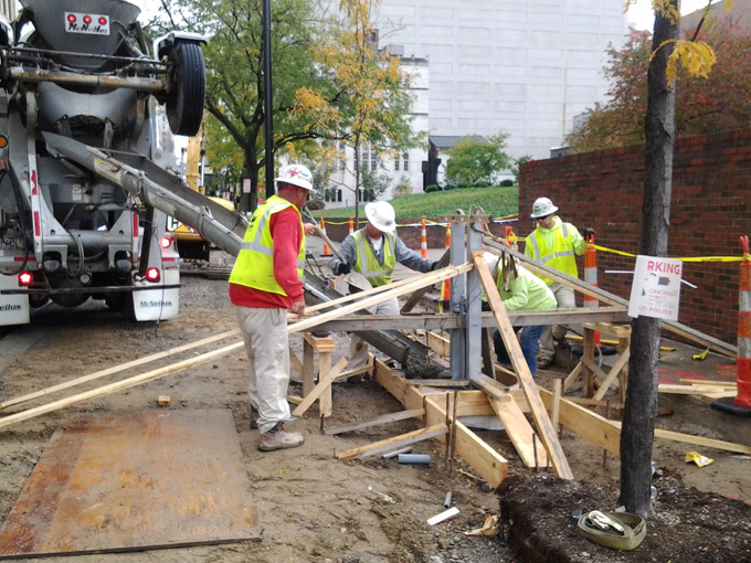 Stop 15 construction