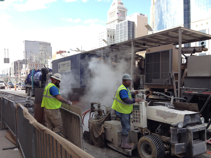 hydrodemolition on 2nd