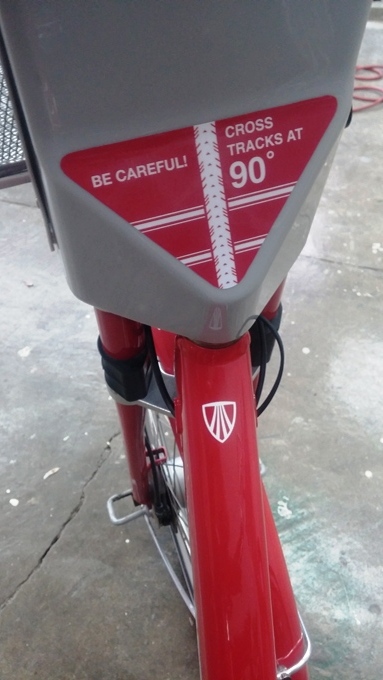 red bike sticker