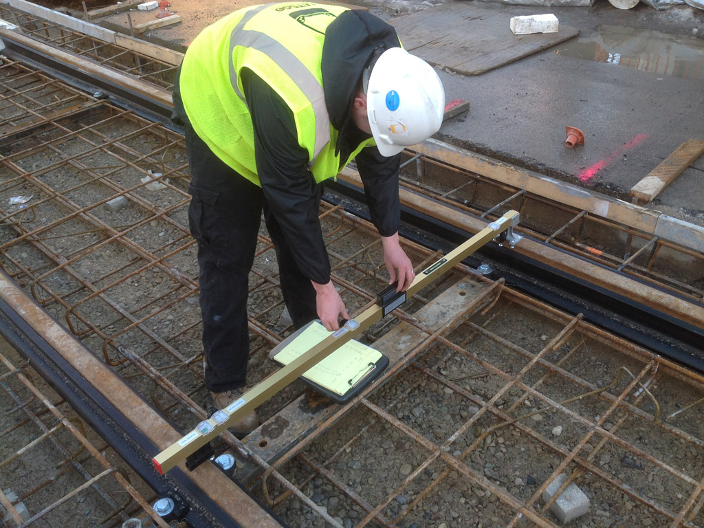 Track gauge quality control