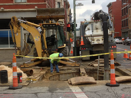 Duke's underground electric work