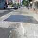 Manhole under construction at 12th & Republic