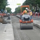 Compacting the gravel base