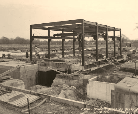 Summit Pump Station construction