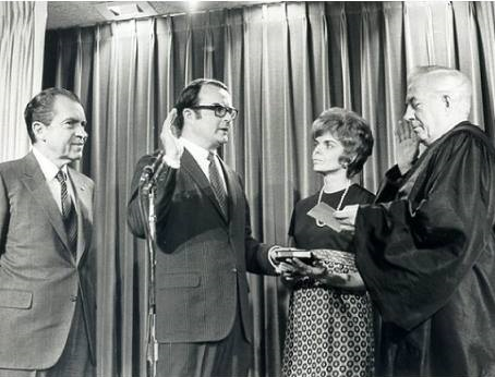 William Ruckelshaus's swear-in on Dec. 4, 1970