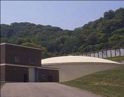 Constance, KY pumping station and reservoir.